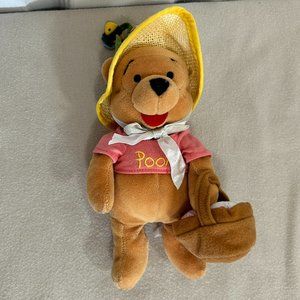 Vintage: Gardener Winnie the Pooh Mini Bean Bag